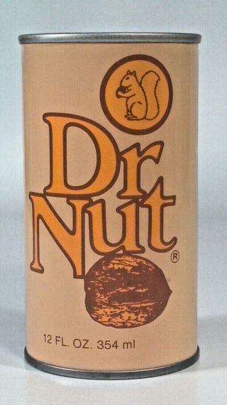 Vtg Rare Dr Nut Soda Pop Can Straight Steel Jennings La Miss - Ark - Tenn