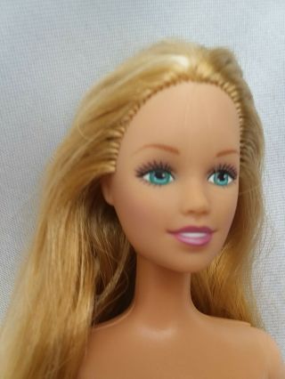 Vintage Mattel Teen Skipper Fashion Party Doll 2000 Knee Length Hair Nude 3