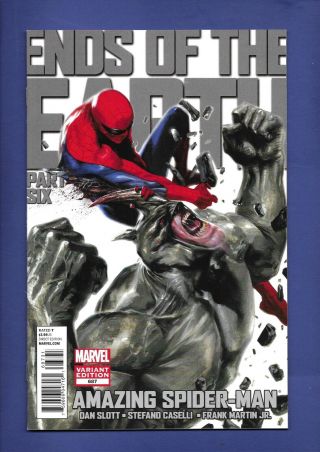 Spider - Man Issue 687 1:15 Dell’otto Rhino Variant Nm Marvel Htf Rare