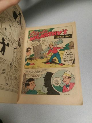 Charlie McCarthy 6 dell comics 1950 tv radio show puppet dummy golden age rare 2