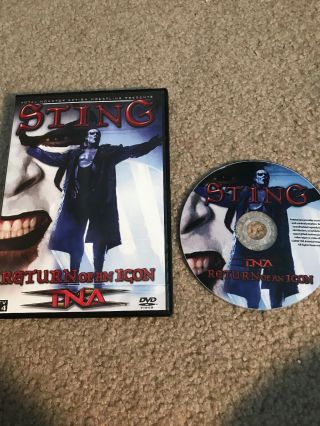 Tna Wrestling - Sting: Return Of An Icon (dvd,  2006) Rare Oop Impact