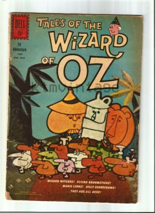 Rare Tales Of The Wizard Oz Dell Vintage Comics 1308 1962 Videocraft Silver Age