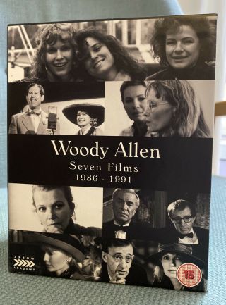 Woody Allen Six Films 1986 - 1991 Blu - Ray Arrow Academy Rare Oop Region B