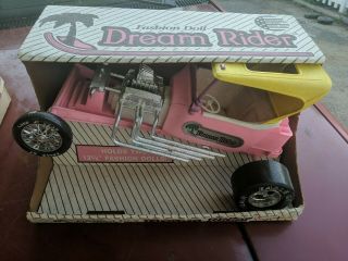 Vintage Dream Rider Fashion Doll Car American Plastic Toys Inc Made Usa Goodyear