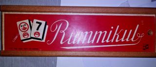 Rummikub Game 1973 Wood Box Vintage Made In Israel Complete Rare