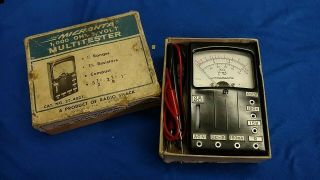 Vintage Radio Shack Micronta 1000 Ohms/volt Multitester Number 22 - 4027 Tandy Co