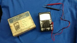 Vintage Radio Shack Micronta 1000 Ohms/Volt Multitester Number 22 - 4027 Tandy Co 2