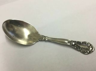 Canadian Solid Sterling Silver Caddy Spoon “Birks Sterling” c1900 Art Nouveau 2