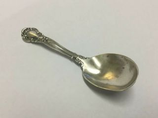 Canadian Solid Sterling Silver Caddy Spoon “Birks Sterling” c1900 Art Nouveau 3