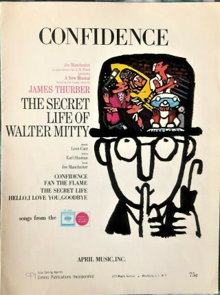 Rare Confidence (the Secret Life Of Walter Mitty) - Piano Vocal Sheet Music