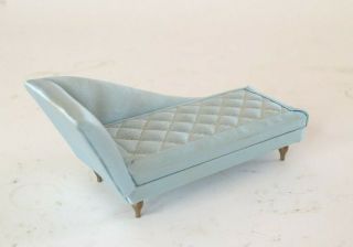 1964 Ideal Petite Princess Fantasy Furniture Boudoir Chaise Lounge (blue)