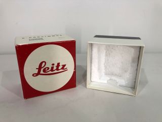 Box Only - Leica Leitz Summicron - R 50mm F/2 Lens Packaging Vtg Rare Camera Case