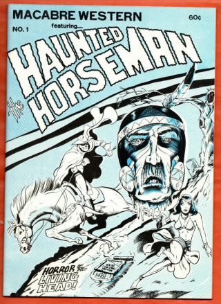 Rare The Haunted Horseman 1 Fanzine 1972 Paragon / William Black