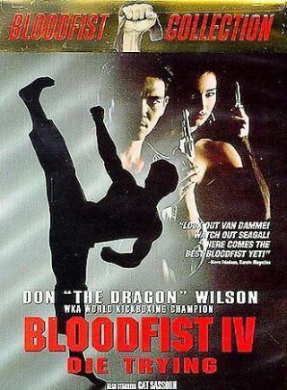 Bloodfist 4 - Die Trying Dvd Rare Oop Kickboxing