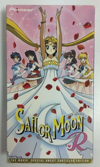 Rare - Sailor Moon R The Movie Special Uncut Subtitled Edition Vhs 1999