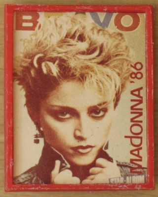 Young Madonna Old Vtg Russian Soviet Badge Buttons Singer Musician Rare Pin
