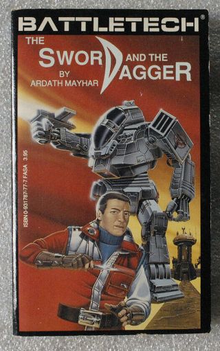 Battletech The Sword And The Dagger Ardath Mayhar Pb 1987 Rare Vhtf