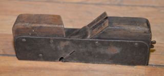 Odd rare Stanley 90 steel cased rabbet plane collectible woodworking tool 1888 2