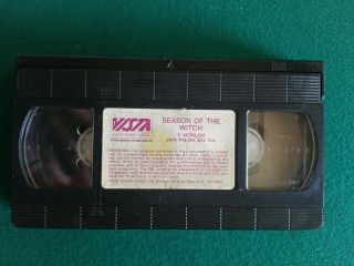 Season of the Witch VHS (1986) Vista Rare HTF OOP George Romero Horror 2