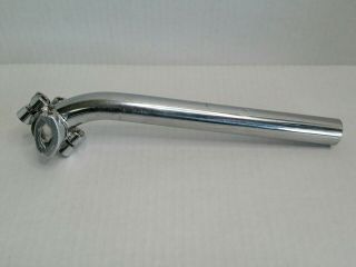 Rare Vintage GT Bicycles BMX Speed Series Seatpost 27.  0mm Chrome Trimmed Bottom 2