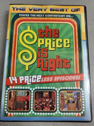 The Very Best Of The Price Is Right Dvd,  2 - Disc Set 14 Episodes Rare -