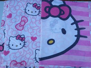 Hello Kitty By Sanrio Soft Pink Top Flat Sheet And Pillowcase