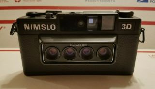 Rare Vintage Nimslo 3d Quadra Lens 35mm Camera