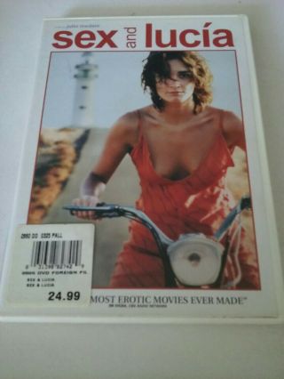 Sex And Lucia (dvd,  2003,  Unrated Version) Ws Paz Vega Rare