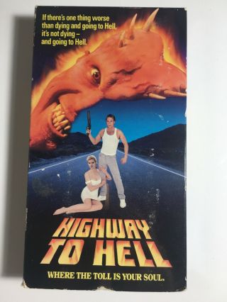 Highway To Hell Rare Vhs 1992 Patrick Bergen Chad Lowe Kristy Swanson
