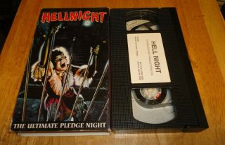Hell Night (vhs,  1981) Linda Blair - Rare Horror - Non - Rental