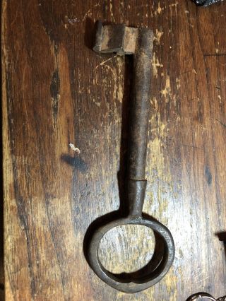 Antique Large Steel Victorian Skeleton Key