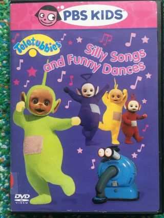 Pbs Kids: Teletubbies - Silly Songs And Funny Dances (dvd Video 1998) Rare