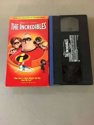 Rare & Oop Disney Pixar The Incredibles W/ Short Film Boundin 