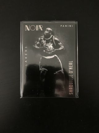 2014 - 15 Panini Noir Shaquille O’neal /70 Shaq Los Angeles Lakers Rare Hof Invest