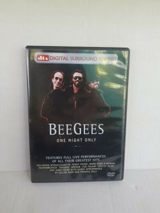 Beegees,  The One Night Only (dvd,  1997 Dts Sound) Live Concert Rare Disk