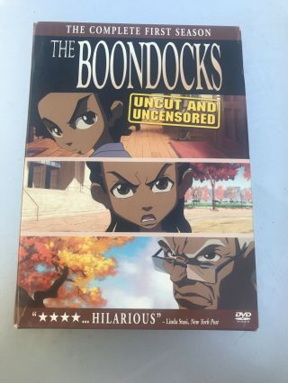 The Boondocks The Complete First Season (umd,  2006 3 - Disc Set) Psp Very Rare