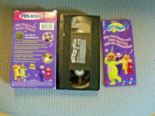 VHS Teletubbies - Silly Songs and Funny Dances RARE HTF PBS Dipsy Tinky Winky 3