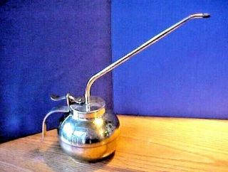 Antique/vintage Brass Oiler Oil Can With Pump