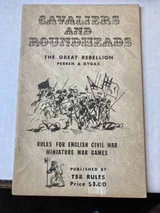 Rare Cavaliers And Roundheads The Great Rebellion 1975 Second