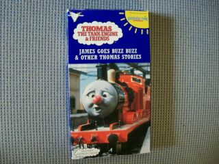 Thomas & Friends: James Goes Buzz Buzz & Other.  (vhs) George Carlin.  Rare