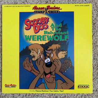 Scooby - Doo And The Reluctant Werewolf Laserdisc - Ultra Rare Cartoon