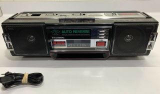 Vintage Panasonic Rx - Fm40 Xbs Am/fm Radio Cassette Recorder Player Boombox Rare