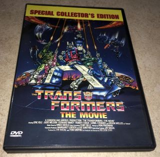 Transformers The Movie Special Collectors Edition Dvd Rare Oop Kid Rhino 2000