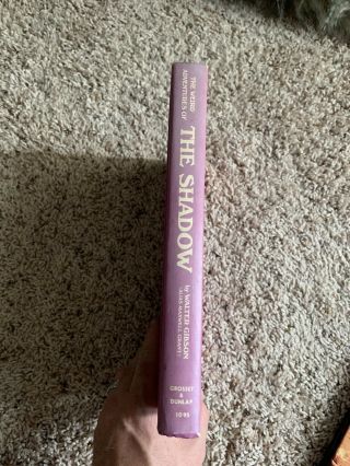 WEIRD ADVENTURES OF THE SHADOW by Grant,  rare US G&D Shadow pulp crime hardcover 3