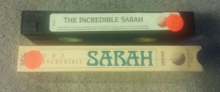 The Incredible Sarah - Glenda Jackson - rare 1986 VHS tape - good 2