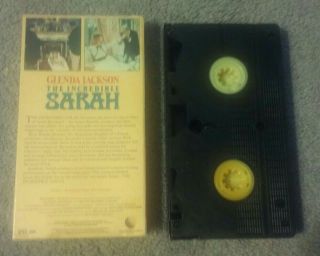 The Incredible Sarah - Glenda Jackson - rare 1986 VHS tape - good 3