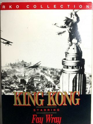 King Kong Vhs 1933 Archival Version Classic Series Rare Black And White Film