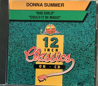 Donna Summer - Bad Girls/could It Be Magic - Cd - Import - 12 Inch - Rare