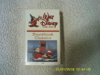 Rare Walt Disney Home Video Storybook Classics Vhs Format 1982 Tape Ntsc