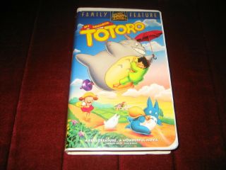 My Neighbor Totoro - Fox Video Rare Oop Vhs Videotape - Plays Fine